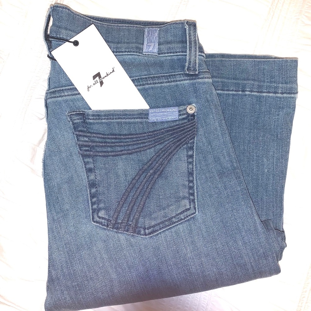7 FAM Dojo Wide Leg Jeans Size 26